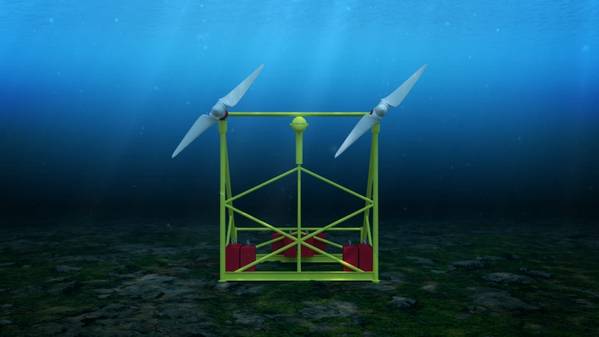 The HydroWing tidal energy device (Credit: Inyanga Marine Energy Group)