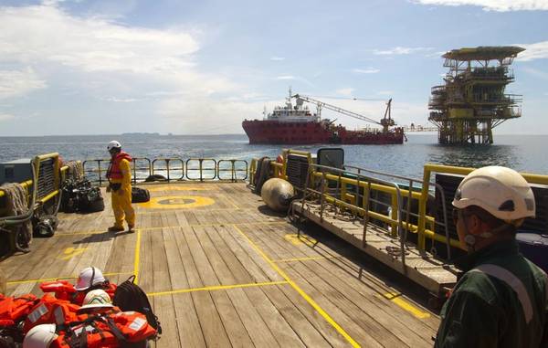 Illustraiton only - Offshore platform in South China Sea - Credit: corlaffra/AdobeStock