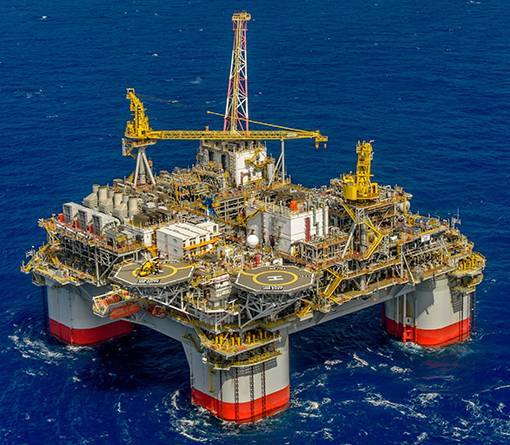 Illustration only - A Chevron platform in the Gulf of Mexico - File Photo - Credit: Chevron