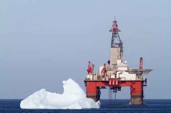 Illustration: A drilling rig in the Arctic - Credit: ggw/AdobeStock