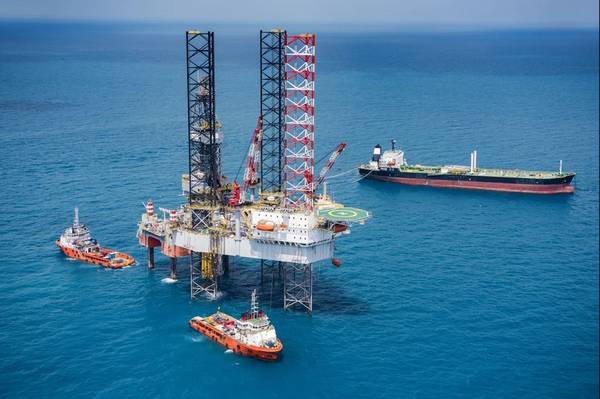 Illustration; A Drilling rig in the Gulf ot Thailand - Credit: nattapon7
