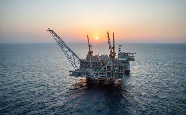 For Illustration: Leviathan field offshore Israel (Credit: Noble Energy)