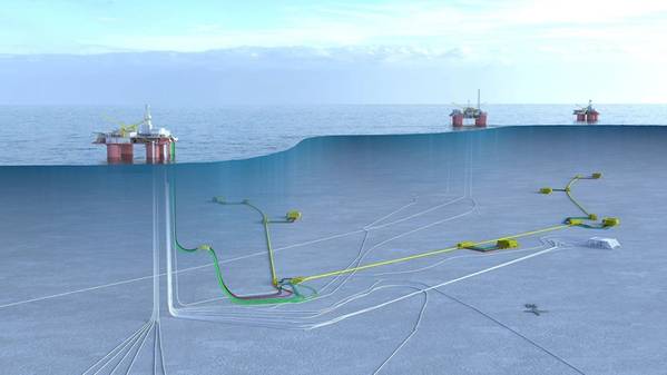 Illustration off the Snorre expansion field (Image: Equinor)