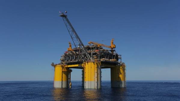 Illustration only - Hess' Stampede platform in the U.S. Gulf of Mexico - Credit. Hess
