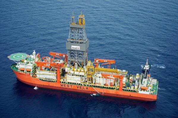 Illustration/West Vela drillship (Credit: Seadrill)
