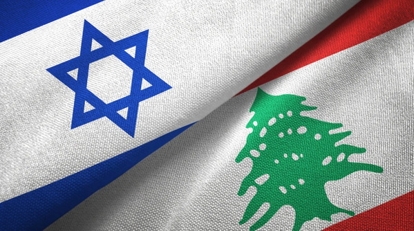 Israel and Lebanon Flags - Credit;Oleksii