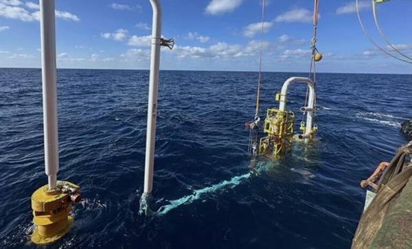 Jumper installation operations post-fabrication at WDDM gas field off Egypt (Credit: MCS Group)