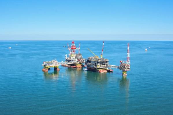 Lukoil's Caspian Sea Platform (File Photo; Lukoil)