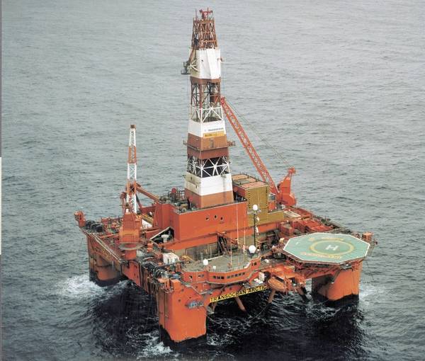 The Lynghaug prospect will be drilled by semi-submersible drilling rig Transocean Arctic (Photo: Transocean)