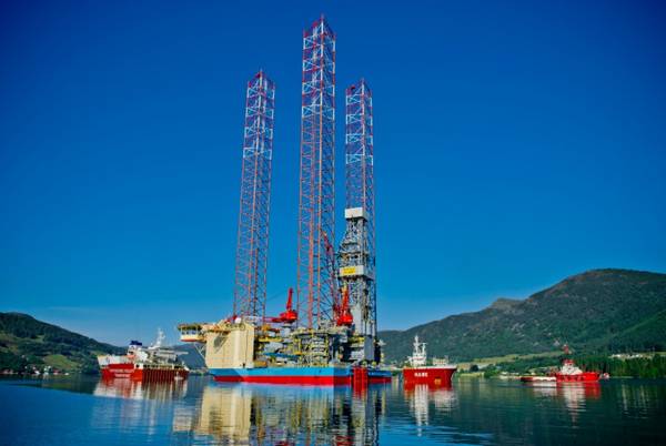 A Maersk Drilling drilling rig - Credit: Maersk Drilling