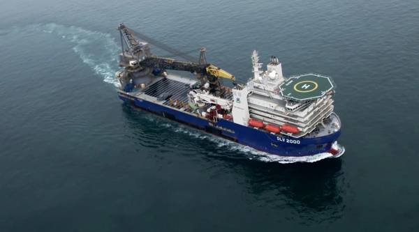 McDermott's DLV2000 vessel (Screenshot/Video by McDermott)