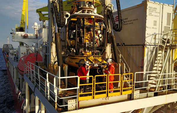 Merlin WR200 at the Nexans Skagerrak - Credit: IKM Subsea