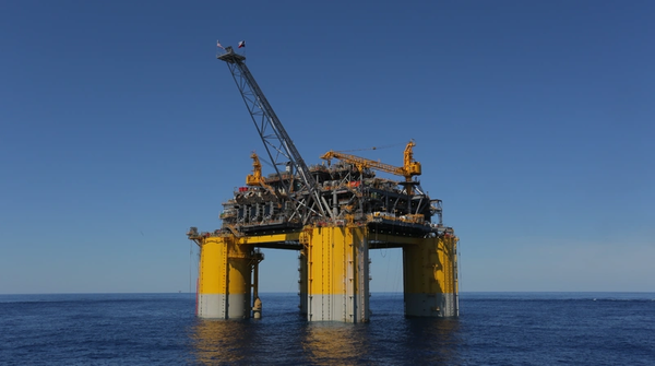 A Hess U.S. Gulf of Mexico oil platform .- Credit: Hess (File image)