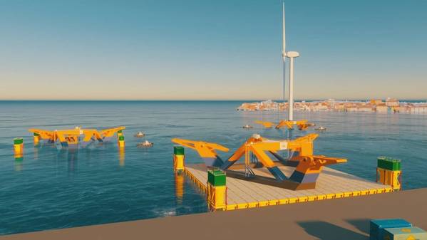 Modular offshore wind assembly system by Tugdock and Gazelle (Credit: Tugdock)