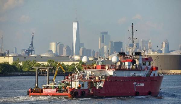 The multipurpose Fugro Enterprise is one of two Fugro vessels working on the Sunrise Wind project off the coast of New York - Credit: Fugro