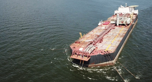 La inclusión de FSO Nabarima en la Bahía de Paria el 16 de octubre (Foto: Pescadores y Amigos del Mar)