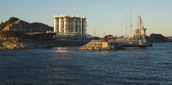 The Northern Lights Carbon Capture and Storage facilities at Øygarden outside of Bergen (Credit: Torstein Lund Eik / Equinor)