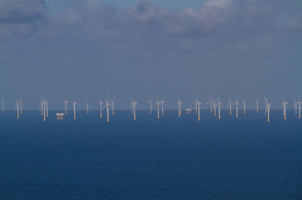 An offshore wind farm in the UK - Credit: Andy Chisholm/AdobeStock