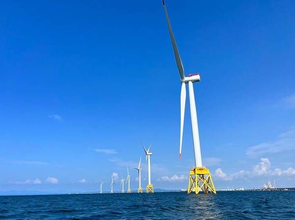 Offshore wind farm in Ishikari (Credit: Supplied by Green Power Investment Corporation)