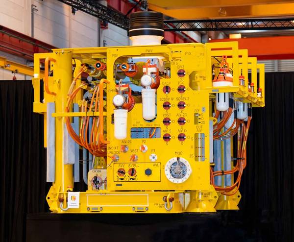 SLB OneSubsea’s all-electric tree design that will be installed at the FramSør project (Credit: SLB)
