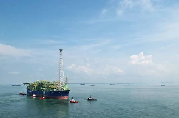 BW Opal FPSO operating at Barossa Gas Project (Credit: Santos)