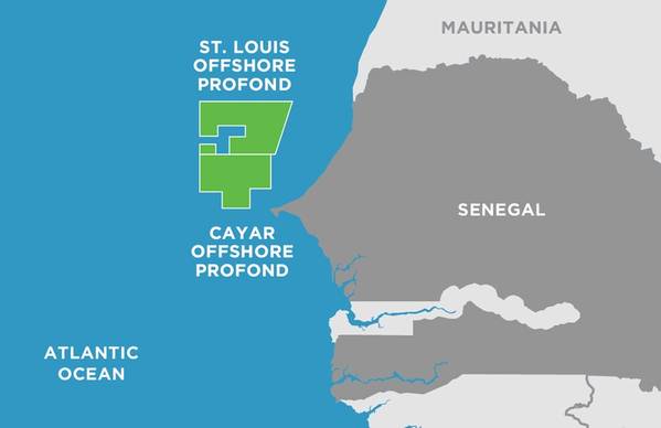 BP is operator and 60% owner of the Cayar Offshore Profond and St. Louis Profond blocks. Its partners are Kosmos Energy (30%) and Petrosen (10%). (Image: Kosmos Energy)