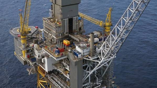 The Oseberg Sør platform in the North Sea (Credit: IKM / Equinor)