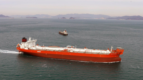 Photo of Bodil Knutsen, a current ship within the Knutsen fleet. (Photo: Knutsen NYK Offshore Tankers AS)