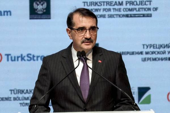 File photo: Turkey's Minister of Energy and Natural Resources Fatih Dönmez (Photo: Turkey Ministry of Energy and Natural Resources)