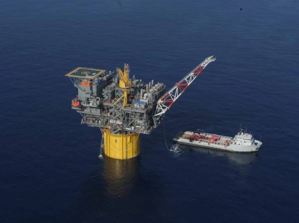 A Hess oil platform in the U.S. Gulf of Mexico - Credit: Hess