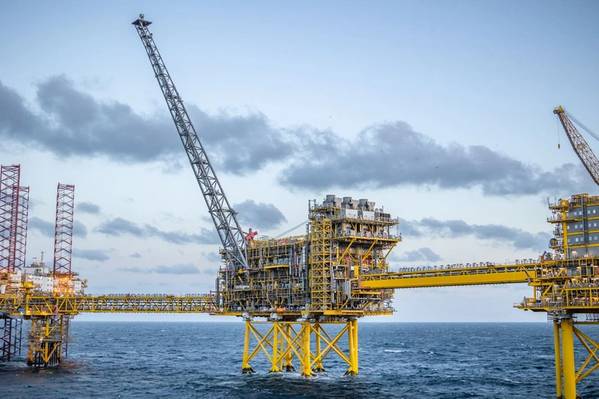 With the power-up achieved, the largest infrastructure project in the Danish North Sea is now one step closer to project end. Once fully operational, Tyra will deliver 2.8 billion cubic meters gas per year  - Credit: TotalEnergies