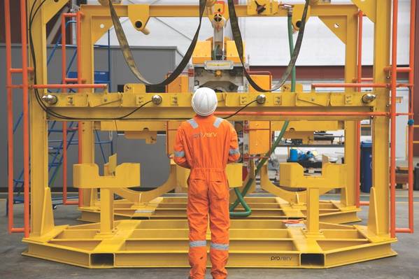 A Proserv technician carrying out an equipment inspection (Photo: Proserv)