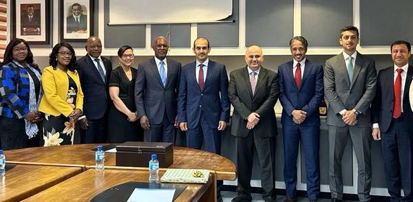  Qatar's Energy Minister Saad Sherida Al-Kaabi meets Namibia’s Minister of Mines and Energy