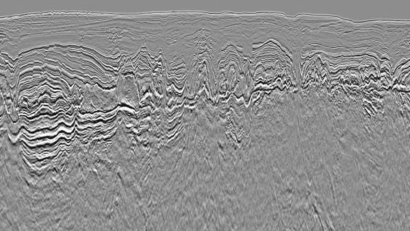 A regional seismic line from the Kwanza Shelf | 3D GeoStreamer fast-track data 