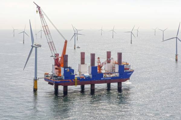 MPI Resolution jack-up vessel (Credit: Vattenfall)