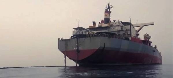 The FSO Safer, moored off Yemen's west coast (Photo: UNRCO Yemen)