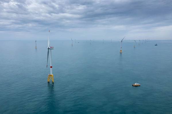 Saint-Brieuc offshore wind farm (Credit: Iberdrola - Christophe Beyssier)
