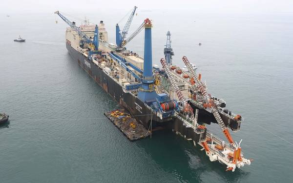 Saipem's Castorone vessel (Credit: Saipem)
