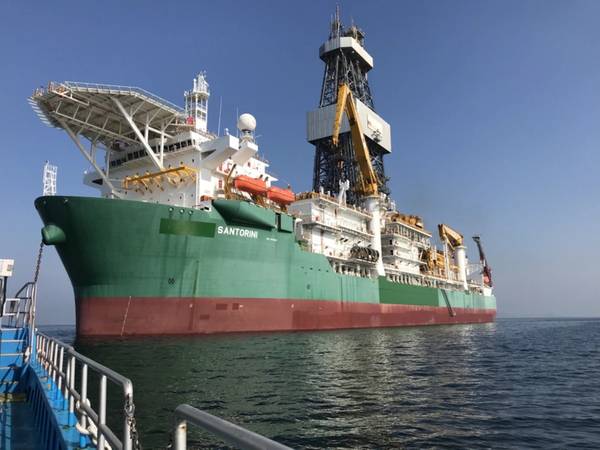 Santorini drillship (Credit: Saipem)