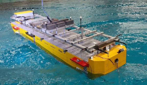 Scaled model tests to validate performance of FPSOs by Seatrium at TCOMS ocean basin facility (Credit: Seatrium)