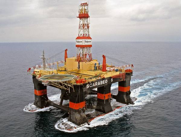  Scarabeo 5 semi-submersible drilling rig (Credit; Saipem)