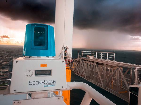 The SceneScan represents an advance in SOV safety around wind farm installations. (Photo: Wärtsilä)