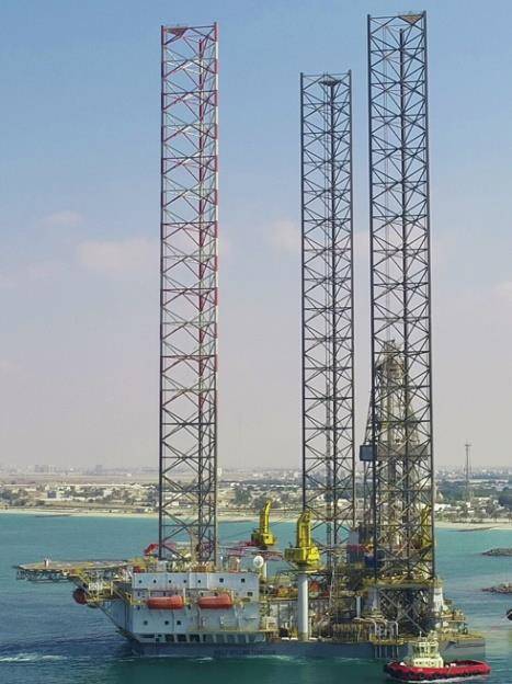 Shelf Drilling Tenacious jack-up rig (Credit: Shelf Drilling)