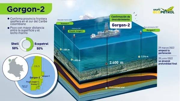 Shell and Ecopetrol last year announced a ultra deepwater discovery at the Gorgon gas field, - Credit: Ecopetrol (File image)