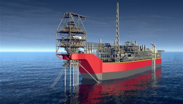 Far last year had to sell its stake in the Sangomar field offshore Senegal to Woodside - Image: Sangomar FPSO render - Credit: SOFEC