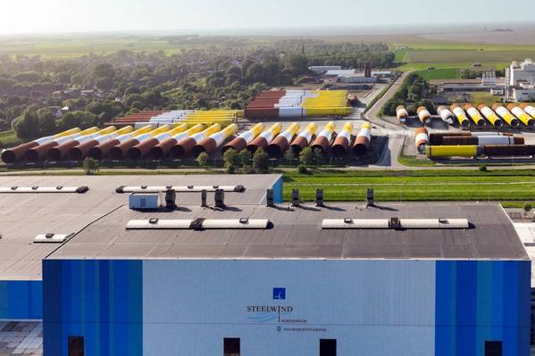 Steelwind’s German production facility (Credit: RWE)