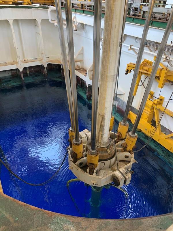 Stena's DrillMAX drilling Karish North, offshore Israel (Photo: Energean)
