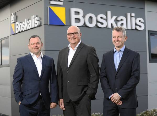 Stuart Cameron, managing director, Tim Sheehan, Business Development Director and Dax Edgly, Assets, Operations and Engineering Manager (Photo: Boskalis Subsea Services)