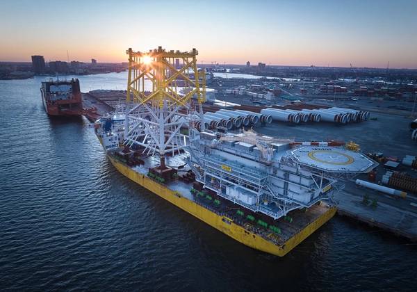 CVOW substation at the Port of Virginia (Credit: Port of Virginia)