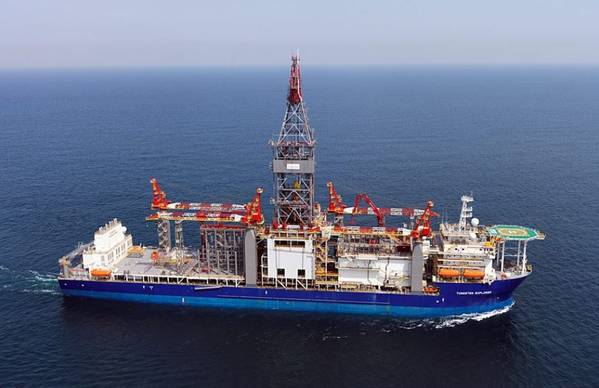 Total will use Vantage Drilling's Tungsten Explorer drillship to drill in Lebanon. The rig has arrived at the offshore location this week.  Image credit: Vantage Drilling
